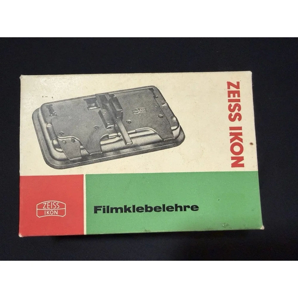 Vintage Zeiss Ikon Filmklebelehre Film Splicer Original Box 8mm 16mm Germany